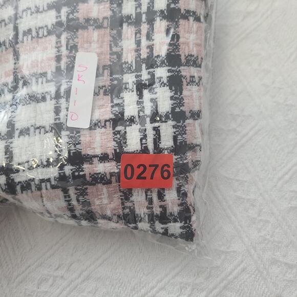 Rina Rossi Pink Tweed Plaid skirt Academia Twee Preppy Retroglam Mean Girls - Picture 12 of 12